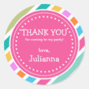 Search for thank you labels Birthday