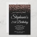 Search for rose gold border invitations Glam
