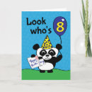 Search for cute panda birthday cards Blue