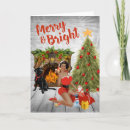 Search for black lab christmas cards Vintage