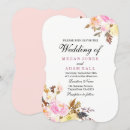 Search for fall floral wedding invitations Country