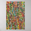 Search for abstract with gold red black posters Blue