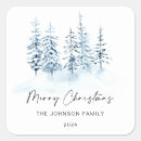 Search for winter forest stickers Blue