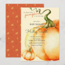 Search for sweet little pumpkin baby shower invitations Minimalist