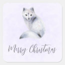 Search for white fox stickers Watercolor