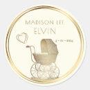 Search for birth announcement stickers Heart