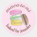 Search for macaron stickers Bakery