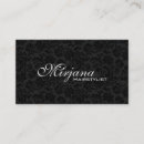 Search for damask appointment cards Black