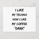 Search for techno postcards Music
