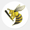 Search for yellow hornet stickers Bee