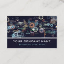 Search for electronic business cards Abstract