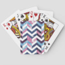 Search for zig playing cards Chevron pattern
