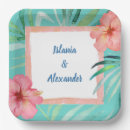 Search for hibiscus paper plates Tropical