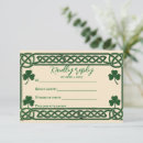 Search for green shamrocks invitations Celtic