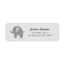 Search for grey elephant return address labels Animal