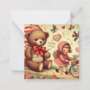Search for vintage teddy bear cards Hearts