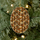 Search for autumnal christmas tree decorations Leaves