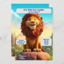 Search for lion king party invitations Safari