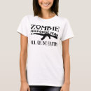 Search for zombie response team tshirts Humour