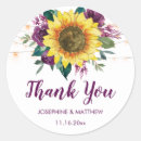 Search for light purple wedding stickers Thank you