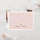 Search for pink black wedding thank you cards Stylish