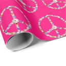 Search for peace sign wrapping paper Floral