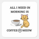 Search for cat coffee stickers Cats