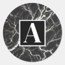 Search for black and white monogram wedding stickers Trendy