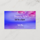 Search for mirrored business cards Purple