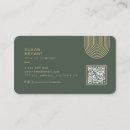 Search for moss business cards Dark green