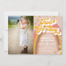 Search for two groovy birthday invitations Yellow