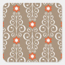 Search for vintage flowers stickers Pattern