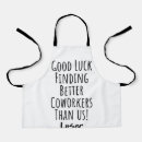 Search for coworkers aprons Appreciation