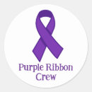Search for purple ribbon stickers Awareness