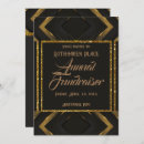 Search for black gold corporate event invitations Modern
