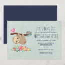 Search for cute sloths invitations Happy