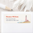 Search for ocean lighthouse return address labels Coastal