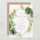 Search for greenery rehearsal dinner invitations Watercolor