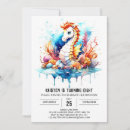 Search for underwater birthday invitations Girl