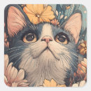 Search for tuxedo cat stickers Floral