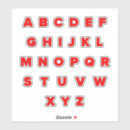 Search for alphabet z stickers A to z