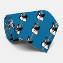 Search for bass guitar ties Black and white