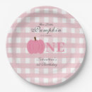 Search for autumn plaid plates Little pumpkin