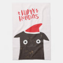 Search for black santa towels Xmas