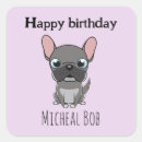 Search for dog birthday stickers Pug