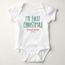 Search for my first christmas baby bodysuits Cute