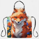 Search for red fox aprons Floral