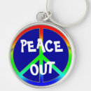 Search for peace sign key rings Retro