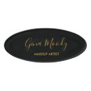 Search for black and gold name tags Business