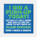 Search for exercising magnets Lazy